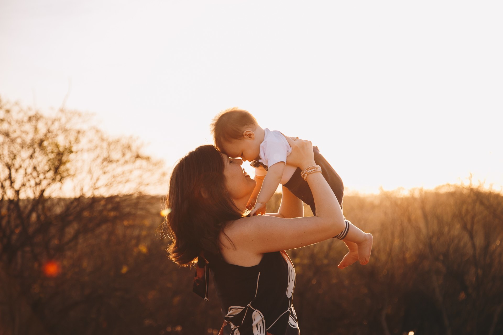 Família do Lucas e um amor pelo pôr-do-sol